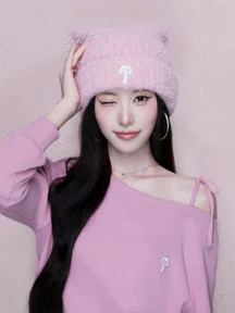 플러시 미야옹 비니 필라델피아 필리스 · 핑크 리센느 멤버 화보